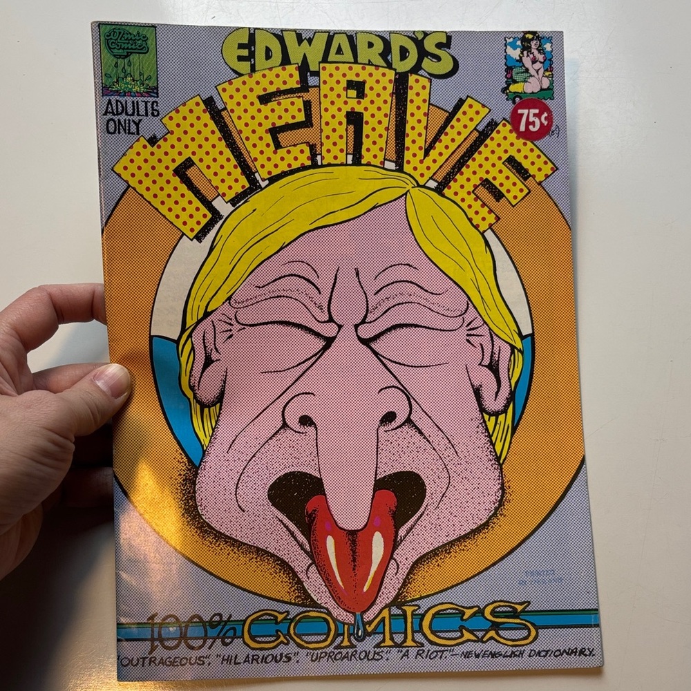 EDWARD'S HEAVE COMICS - 1973‎ UK underground - J. Edward Barker